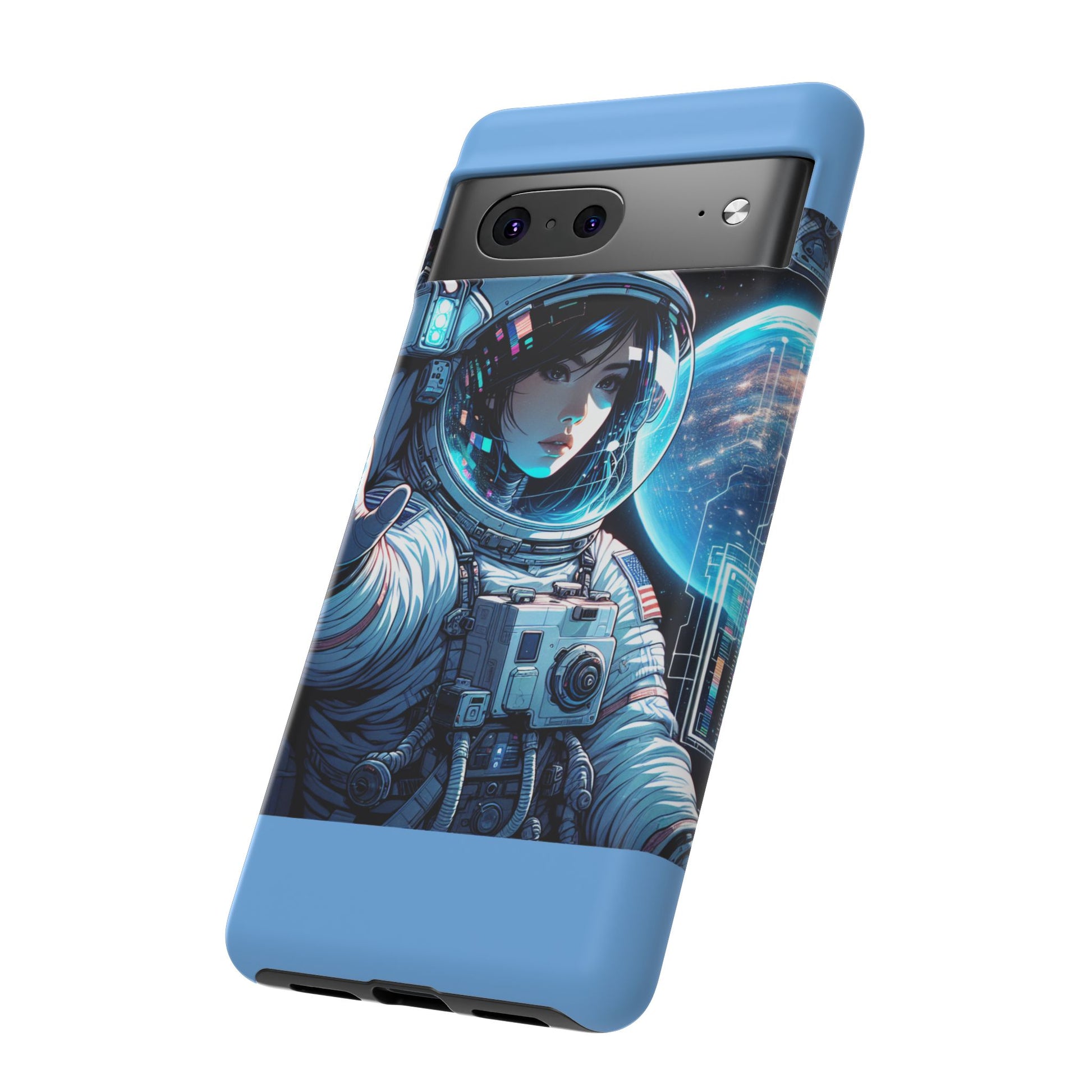 Astronaut Phone Case, Space-Themed Tough Case, Unique Gift for Science Lovers, Trendy Protection for Smartphones, Cool Tech Accessories