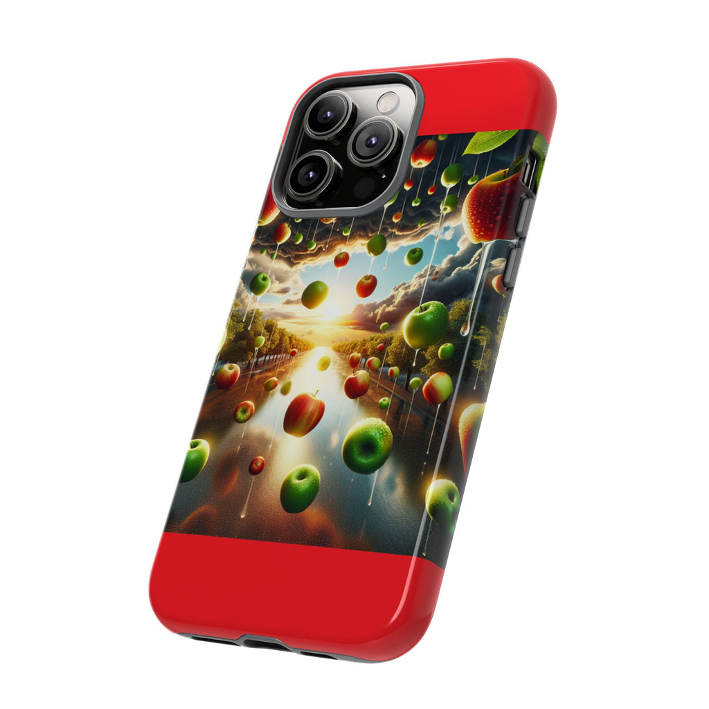 Vibrant Phone Case with Artistic Apple Design, Unique Gift for Art Lovers, Trendy Accessory for Any Occasion, Stylish Smartphone Cover