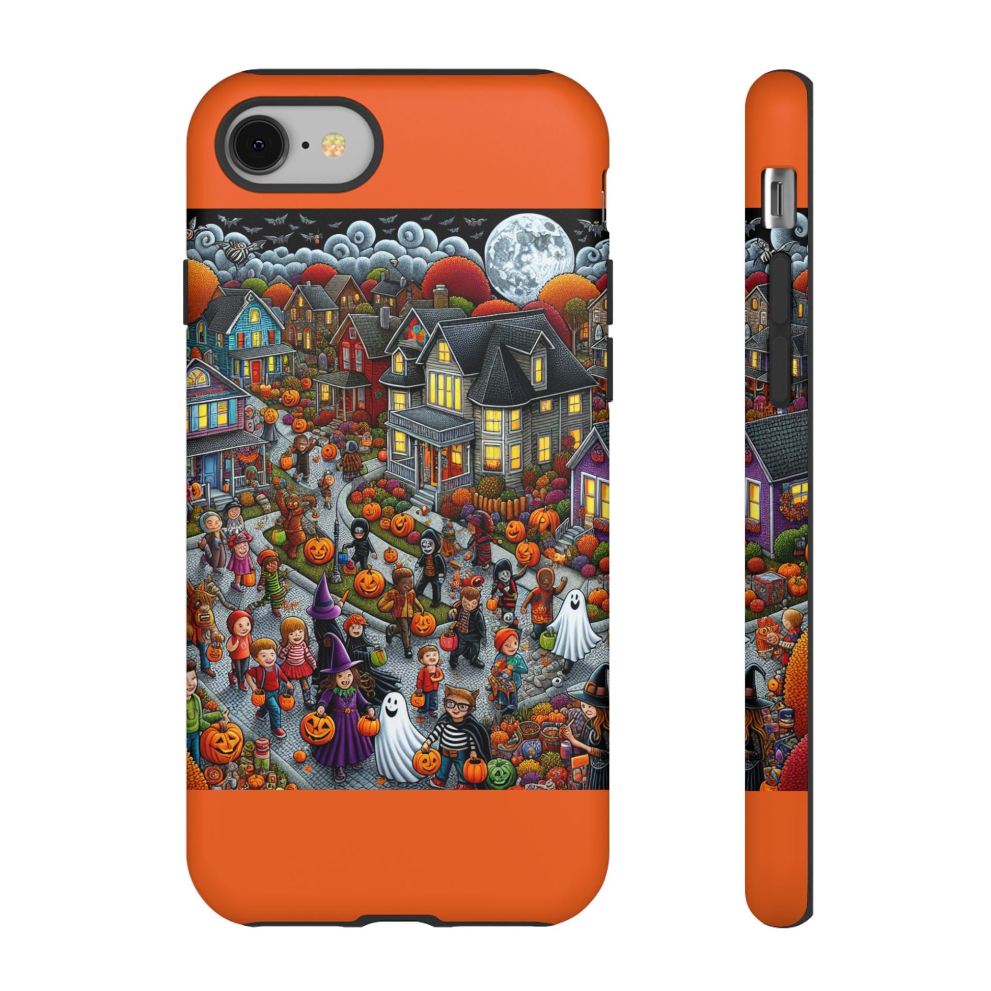 Halloween Phone Case, Tough Cases for Spooky Season, Fall Decor, Trick or Treat, Pumpkin Lovers, Ghost Design