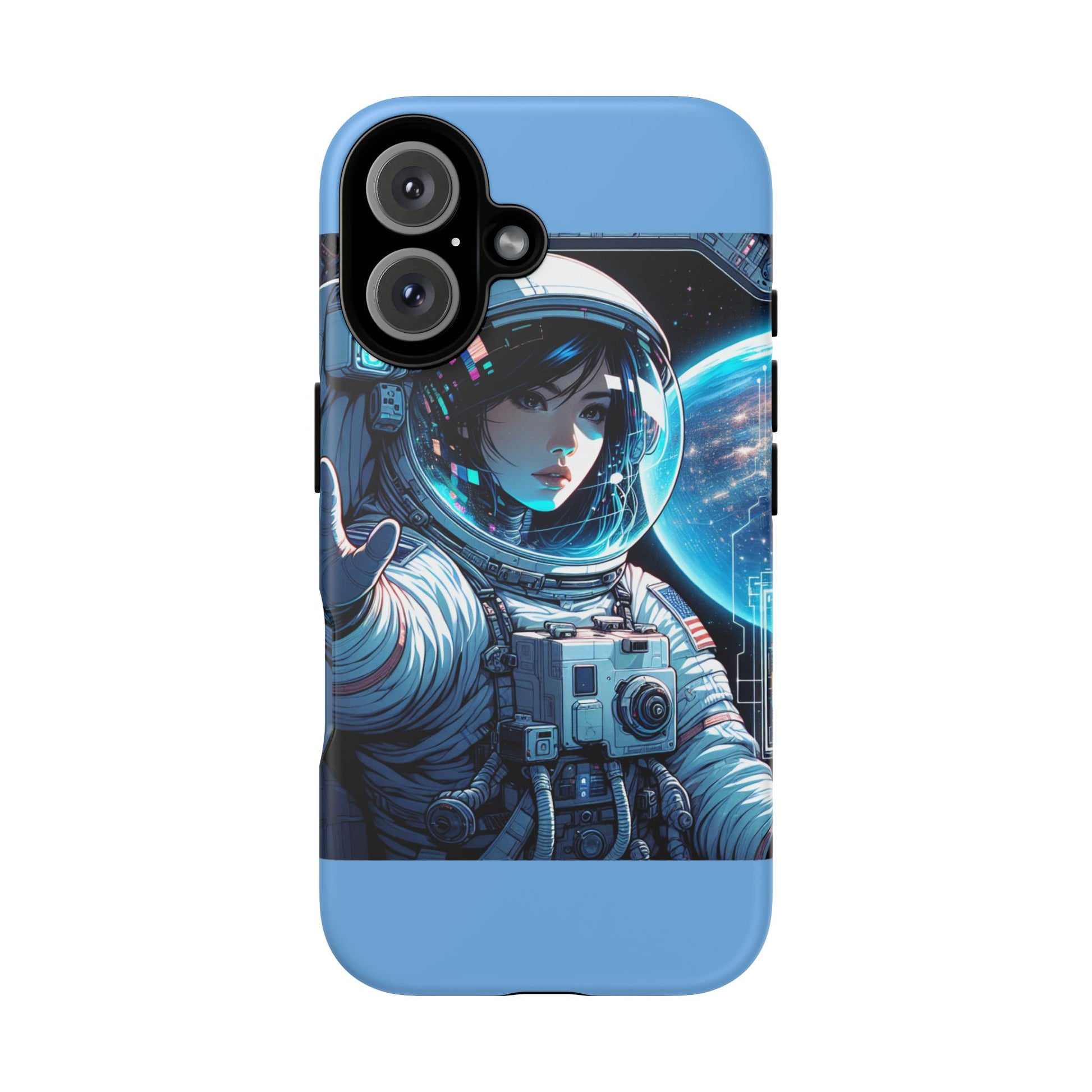 Astronaut Phone Case, Space-Themed Tough Case, Unique Gift for Science Lovers, Trendy Protection for Smartphones, Cool Tech Accessories