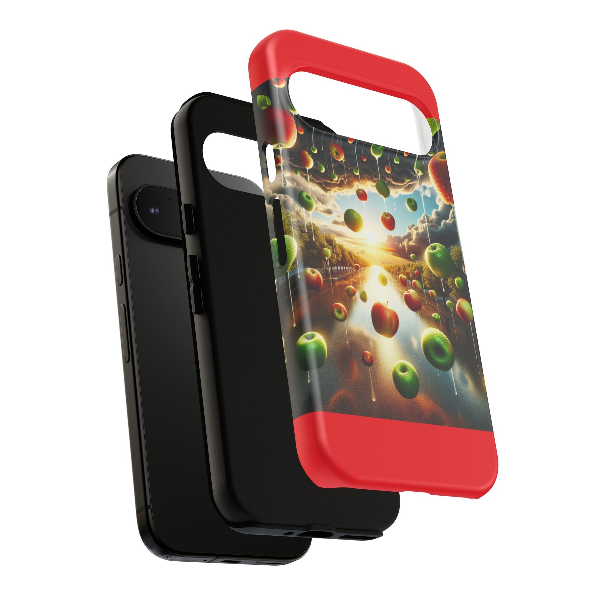 Vibrant Phone Case with Artistic Apple Design, Unique Gift for Art Lovers, Trendy Accessory for Any Occasion, Stylish Smartphone Cover