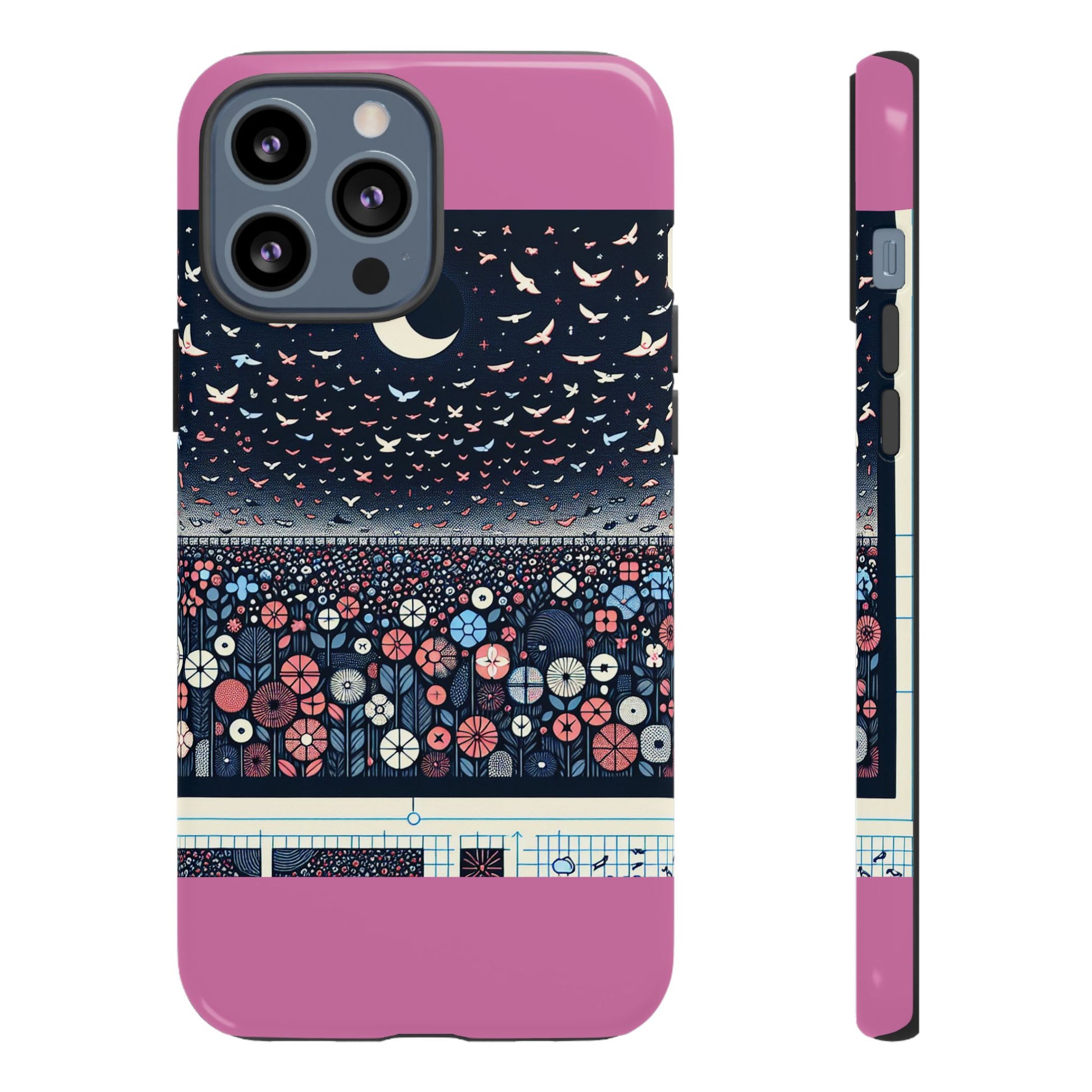 Floral Phone Case, Tough Cases for iPhone, Nature-Inspired Design, Gift for Her, Stylish Protection, Trending Accessory