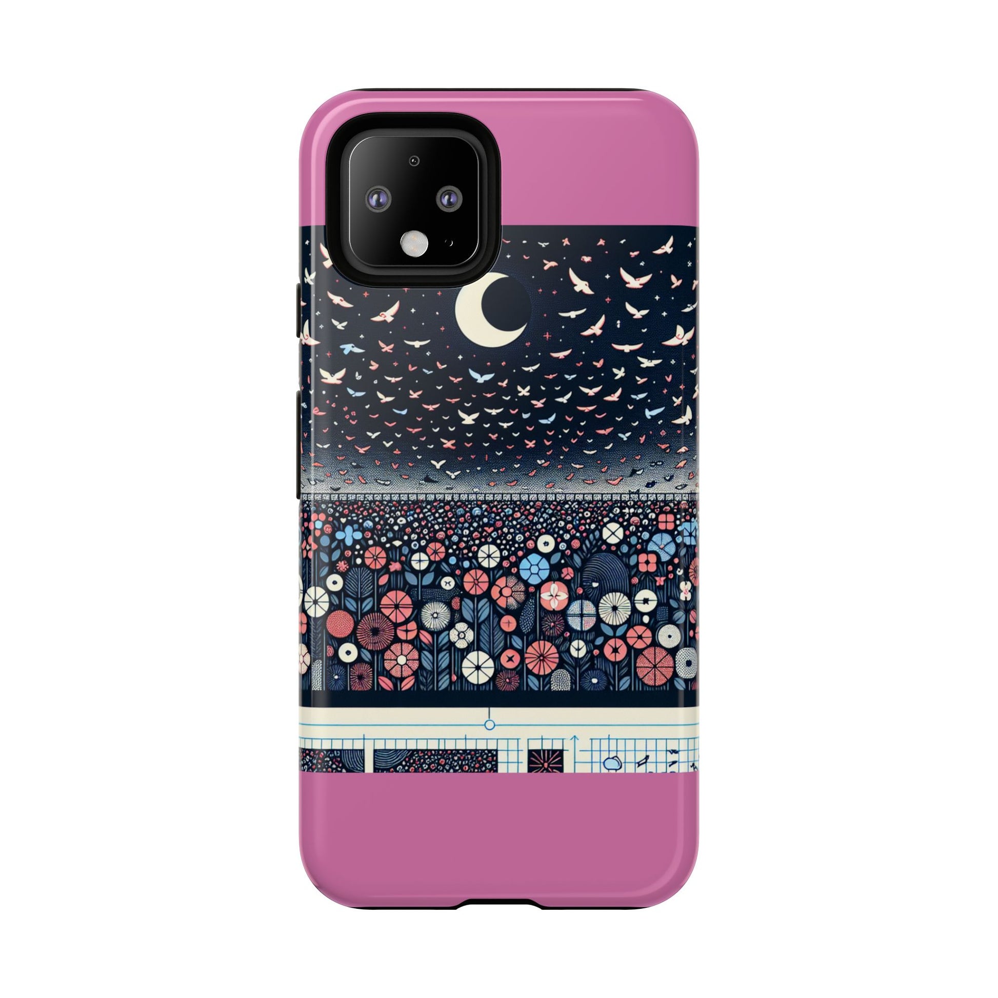 Floral Phone Case, Tough Cases for iPhone, Nature-Inspired Design, Gift for Her, Stylish Protection, Trending Accessory