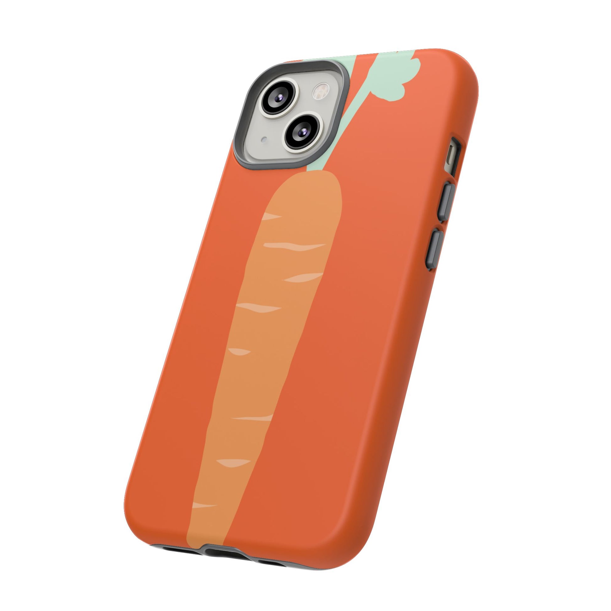 Tough Cases Carrot Phone Case, Cute Smartphone Cover, Fun Gift for Garden Lovers, Fall Decor, Vegan Accessories, Colorful Case