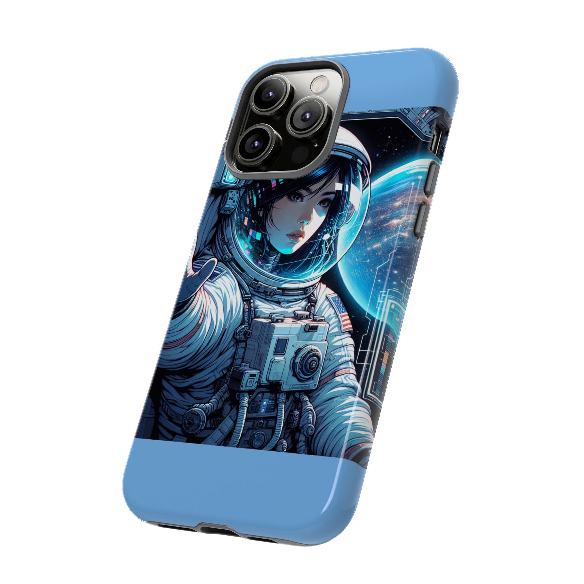 Astronaut Phone Case, Space-Themed Tough Case, Unique Gift for Science Lovers, Trendy Protection for Smartphones, Cool Tech Accessories