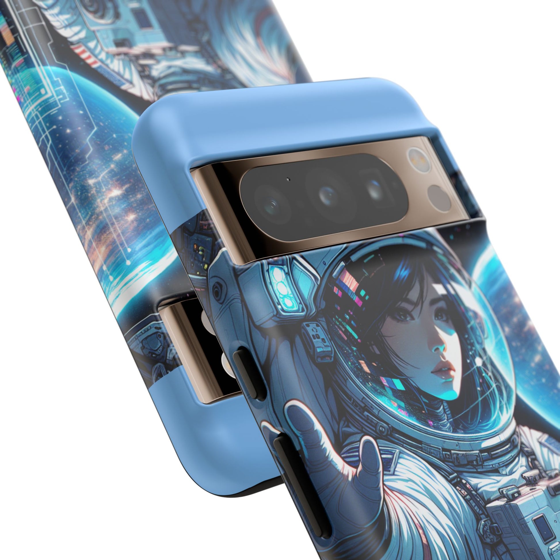 Astronaut Phone Case, Space-Themed Tough Case, Unique Gift for Science Lovers, Trendy Protection for Smartphones, Cool Tech Accessories