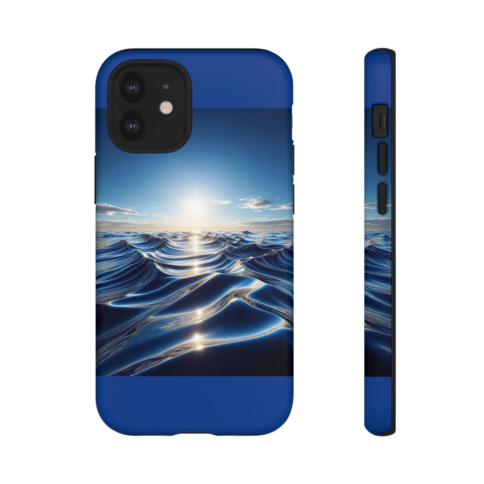 Ocean Wave Phone Case, Tough Phone Cover, Stylish Cell Case, Gift for Beach Lovers, Customizable Phone Accessory