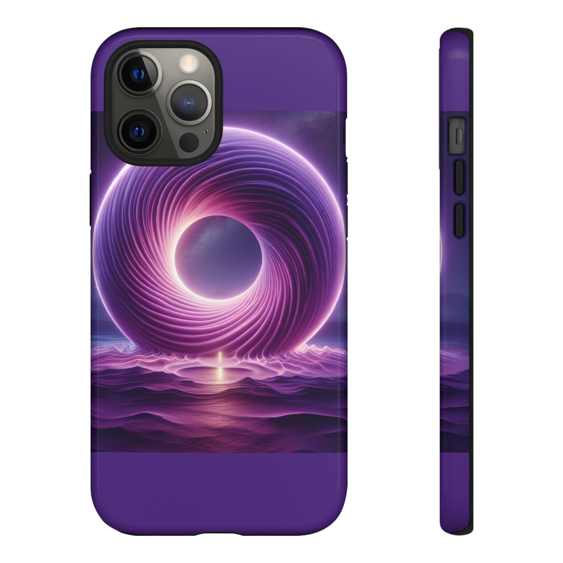Colorful Phone Case with Swirling Design, Tough Phone Cover, Cosmic Phone Protector, Unique Gift for Tech Lovers, Stylish Smartphone Shell