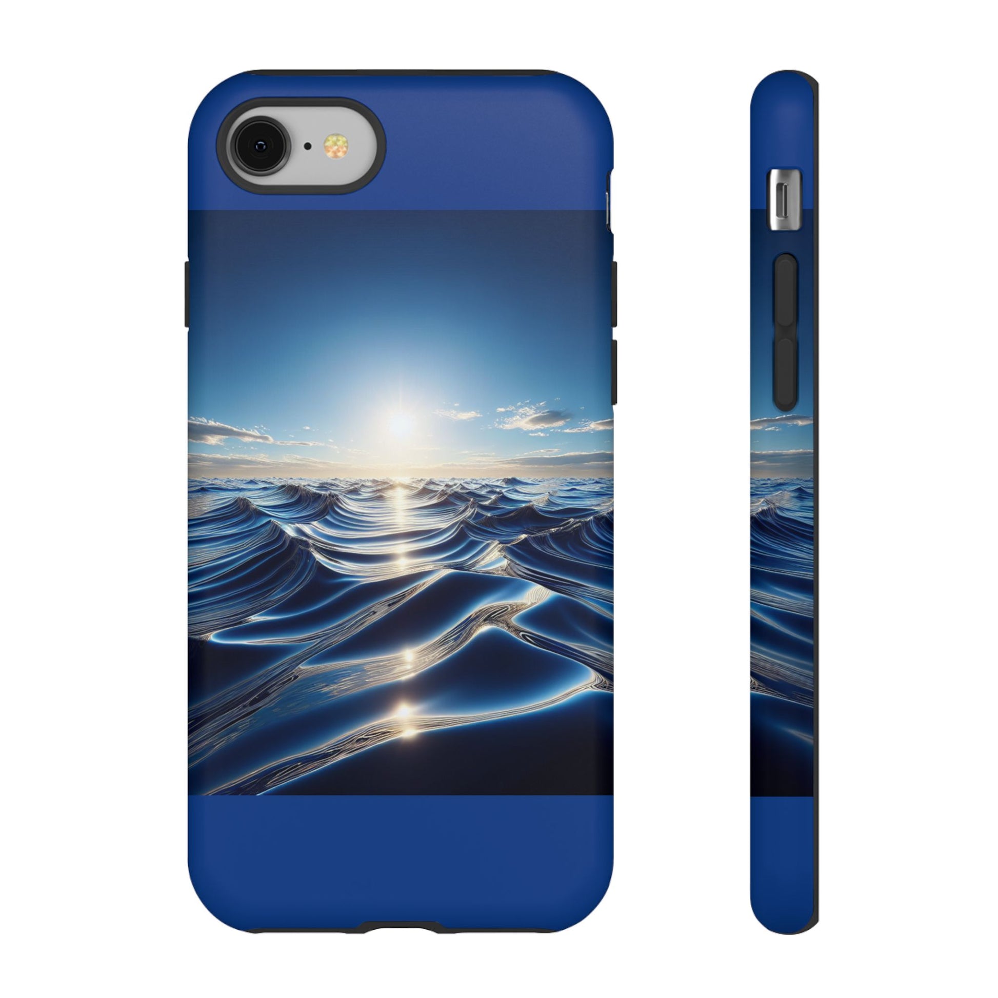 Ocean Wave Phone Case, Tough Phone Cover, Stylish Cell Case, Gift for Beach Lovers, Customizable Phone Accessory
