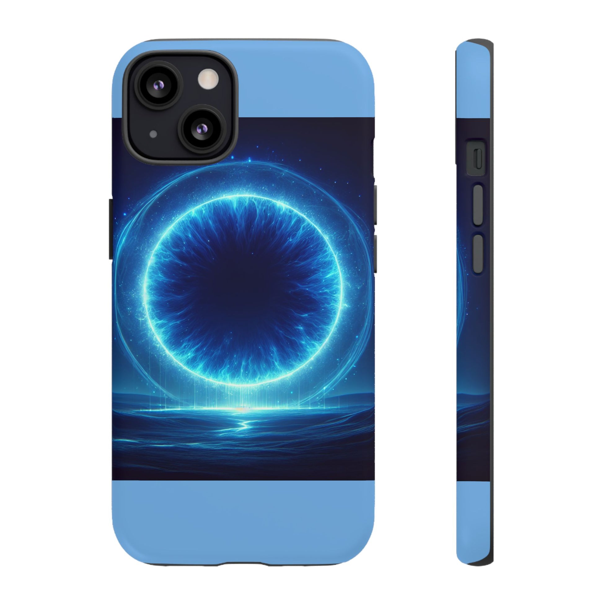 Blue Galaxy Phone Case, Tough Phone Cover, Cosmic Protection Case, Space Design, Gift for Space Lovers