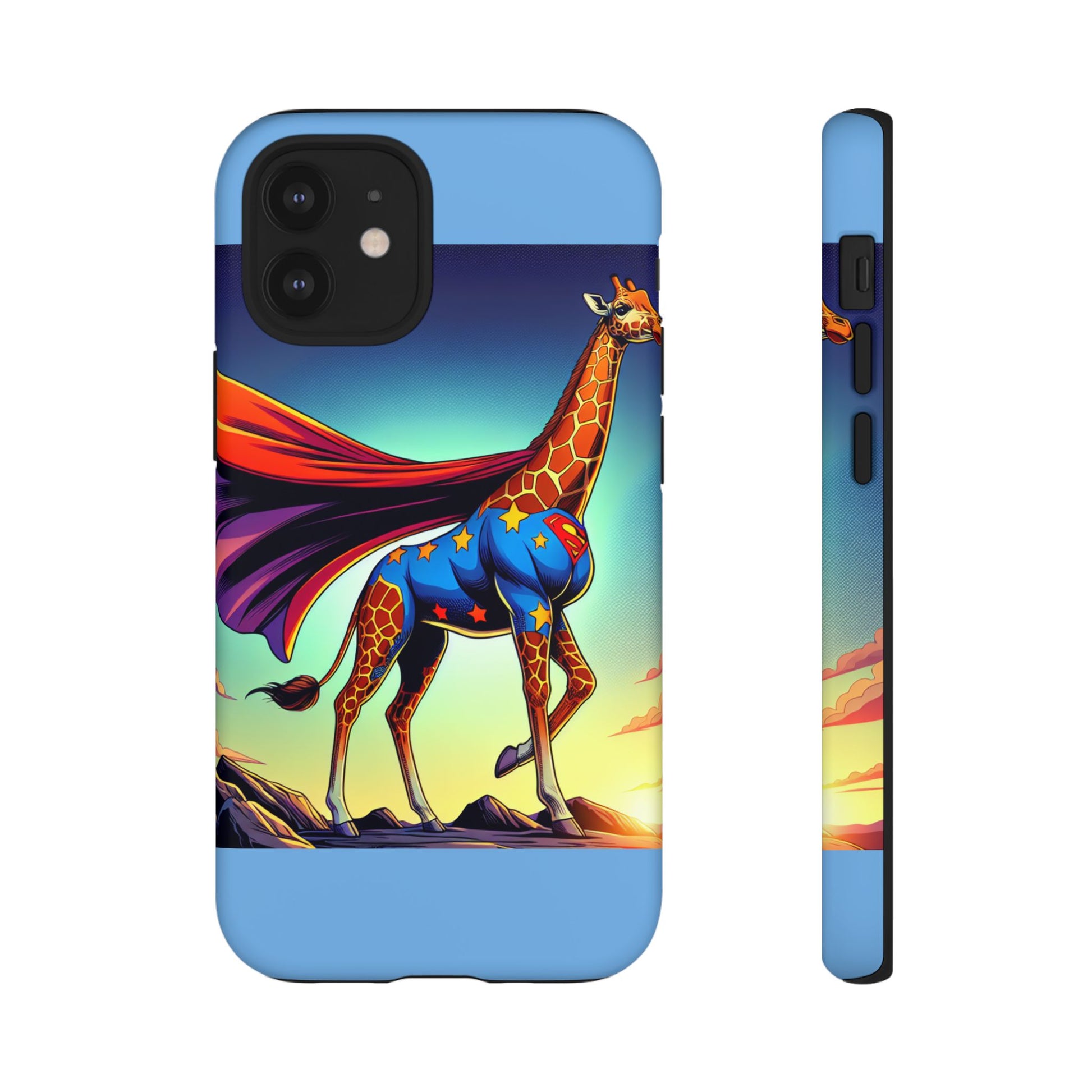 Superhero Giraffe Phone Case | Tough Cases, Unique Gifts, Animal Lover Accessories, Fun Tech Protectors, Cute Phone Covers, Birthday Gift
