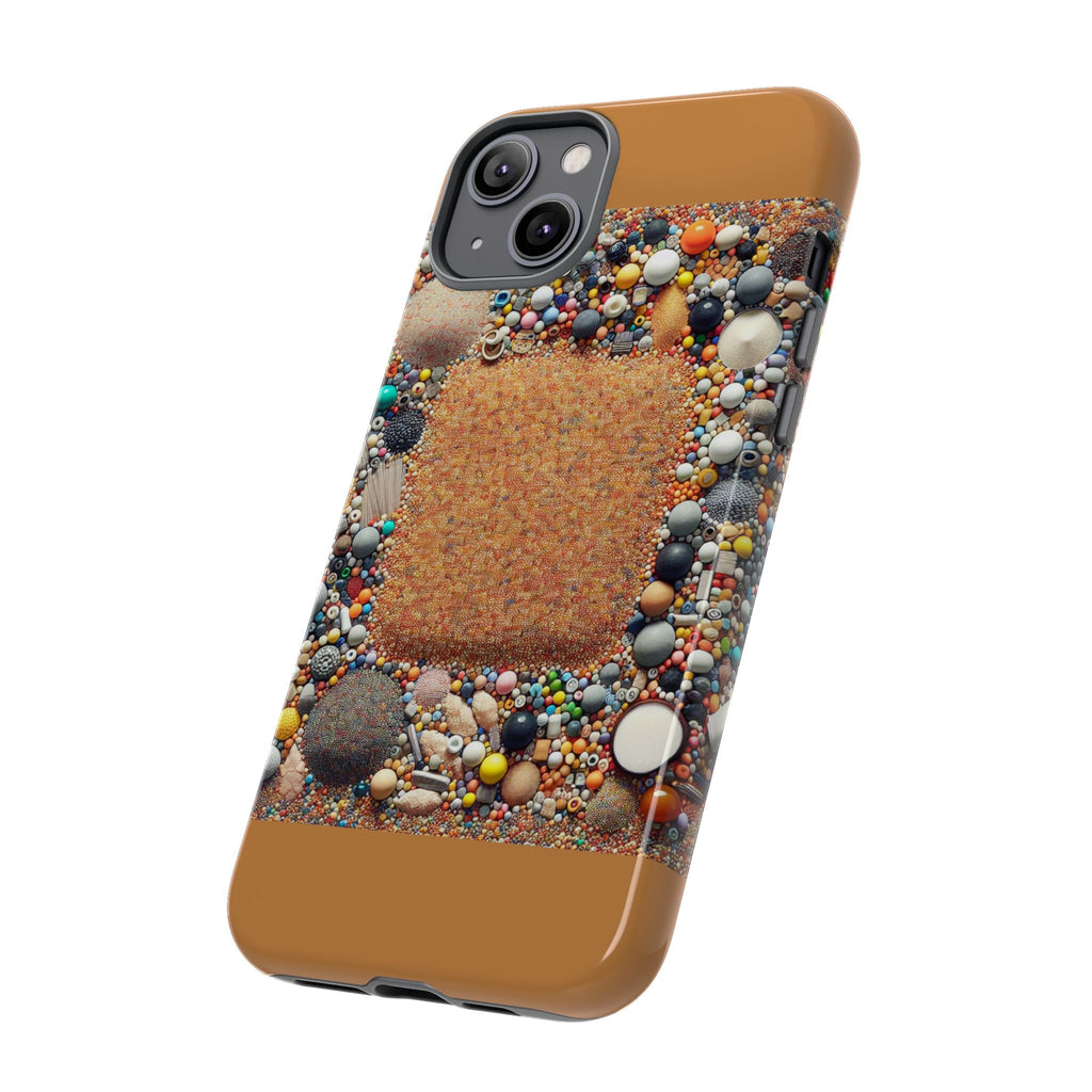 Colorful Phone Case with Unique Texture, Tough Case, Phone Accessory, Trendy Design, Gift for Tech Lovers, Durable Protection