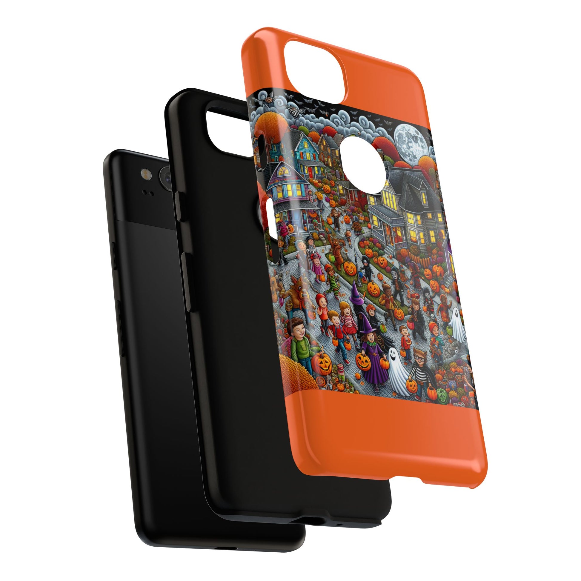 Halloween Phone Case, Tough Cases for Spooky Season, Fall Decor, Trick or Treat, Pumpkin Lovers, Ghost Design