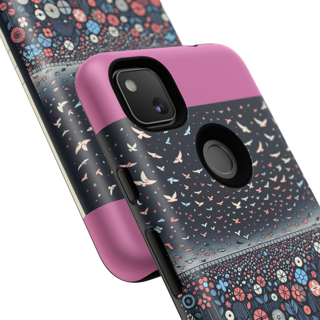 Floral Phone Case, Tough Cases for iPhone, Nature-Inspired Design, Gift for Her, Stylish Protection, Trending Accessory