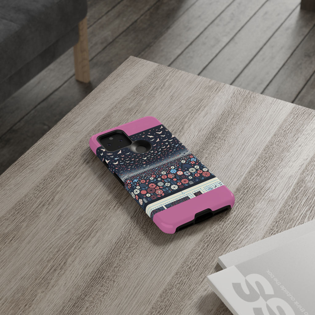 Floral Phone Case, Tough Cases for iPhone, Nature-Inspired Design, Gift for Her, Stylish Protection, Trending Accessory