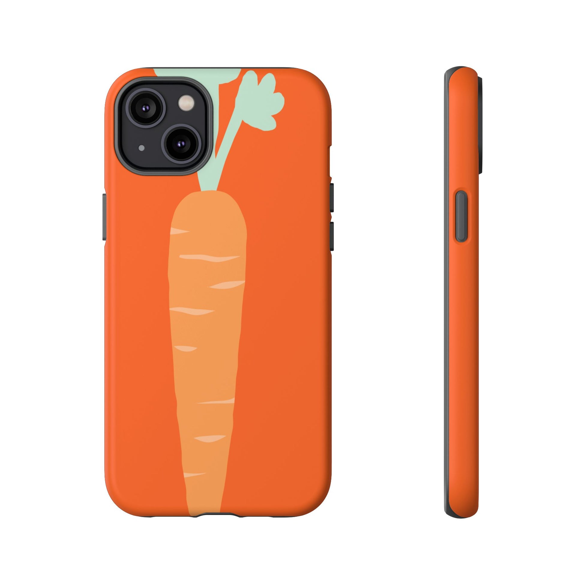 Tough Cases Carrot Phone Case, Cute Smartphone Cover, Fun Gift for Garden Lovers, Fall Decor, Vegan Accessories, Colorful Case