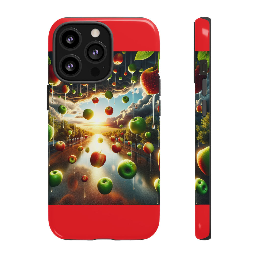 Vibrant Phone Case with Artistic Apple Design, Unique Gift for Art Lovers, Trendy Accessory for Any Occasion, Stylish Smartphone Cover
