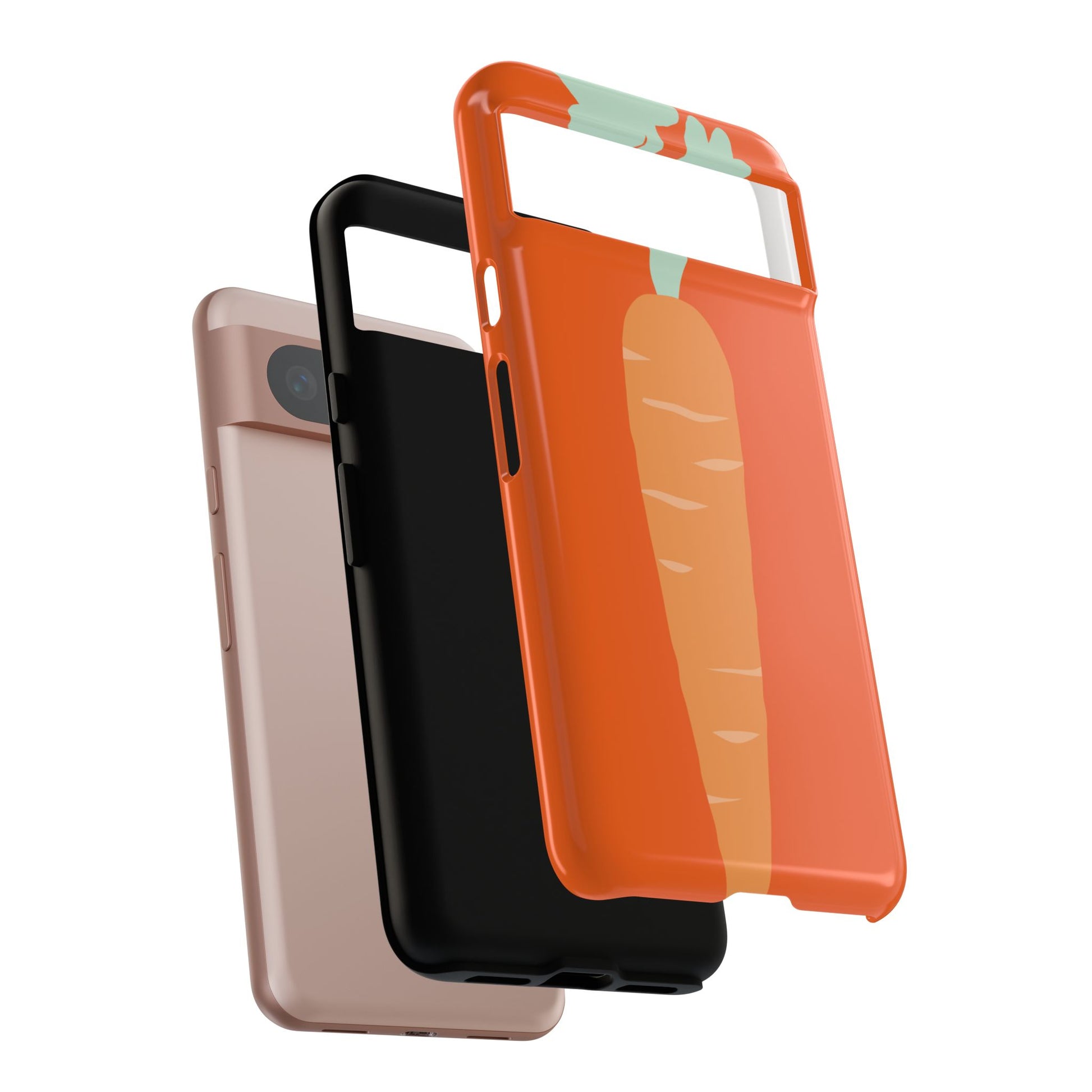 Tough Cases Carrot Phone Case, Cute Smartphone Cover, Fun Gift for Garden Lovers, Fall Decor, Vegan Accessories, Colorful Case