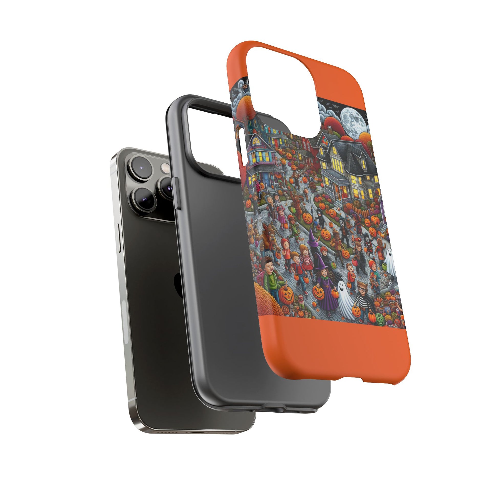 Halloween Phone Case, Tough Cases for Spooky Season, Fall Decor, Trick or Treat, Pumpkin Lovers, Ghost Design