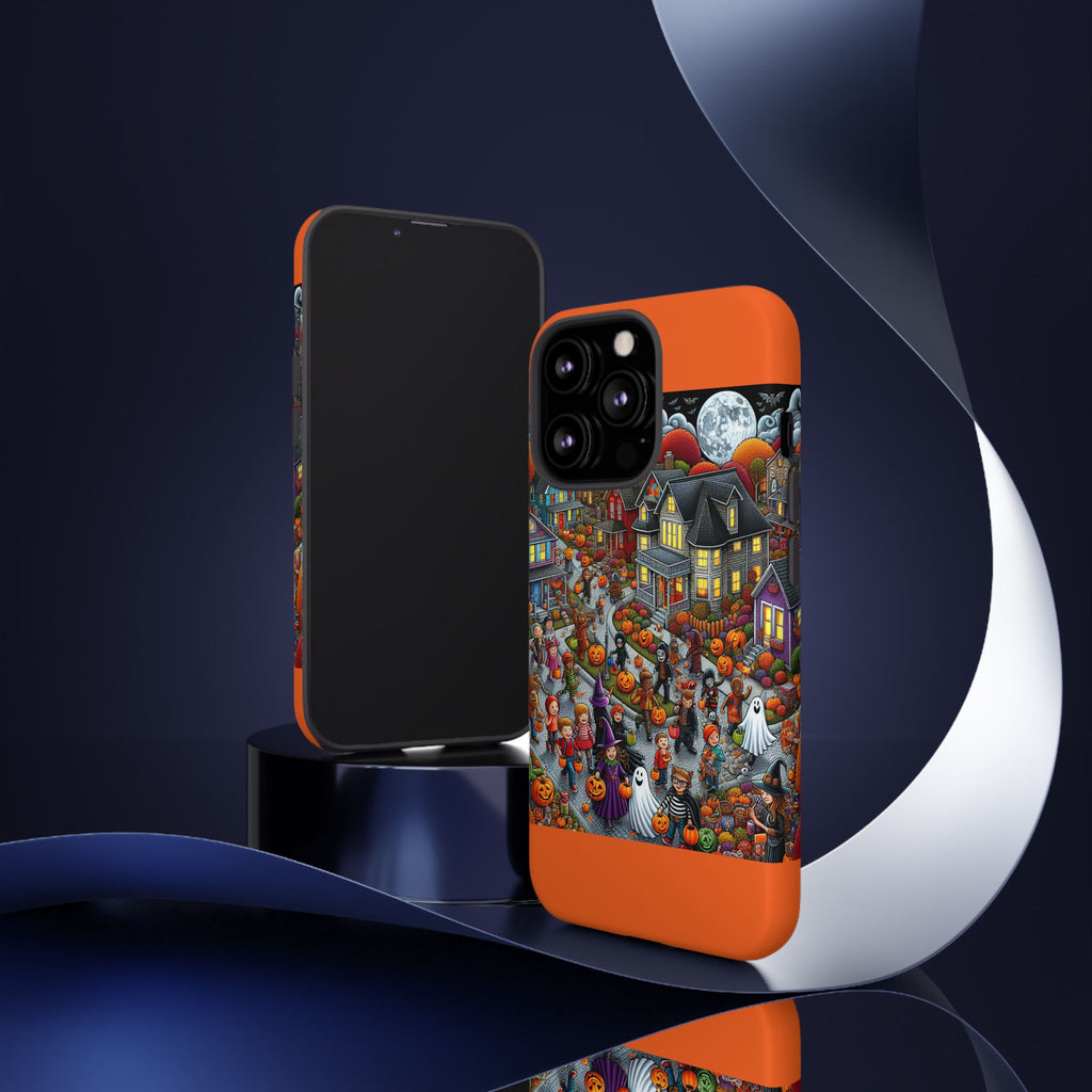 Halloween Phone Case, Tough Cases for Spooky Season, Fall Decor, Trick or Treat, Pumpkin Lovers, Ghost Design