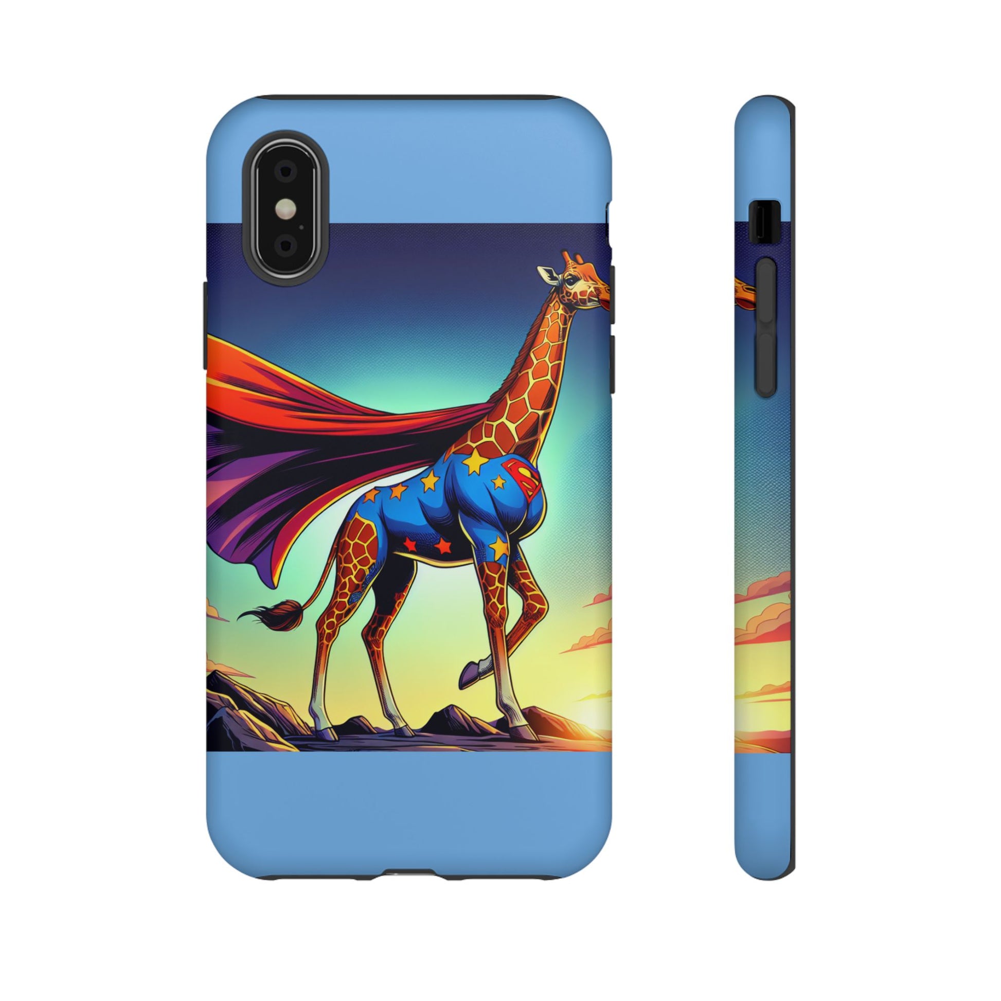 Superhero Giraffe Phone Case | Tough Cases, Unique Gifts, Animal Lover Accessories, Fun Tech Protectors, Cute Phone Covers, Birthday Gift