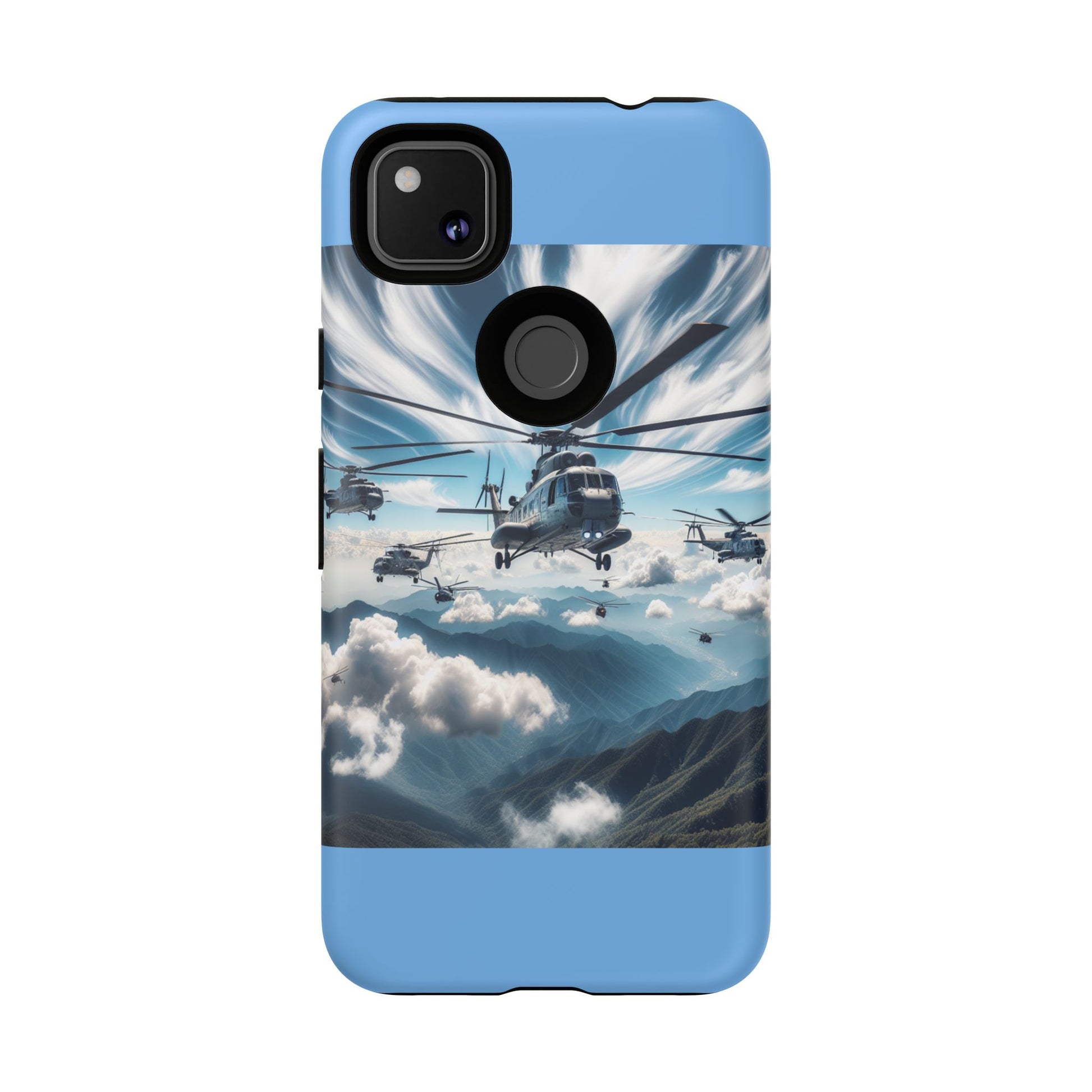 Tough Cases - Helicopter Design Phone Case, Military Style Cover, Unique Gift for Aviation Lovers, Durable Phone Protector, Hobbyist [...]