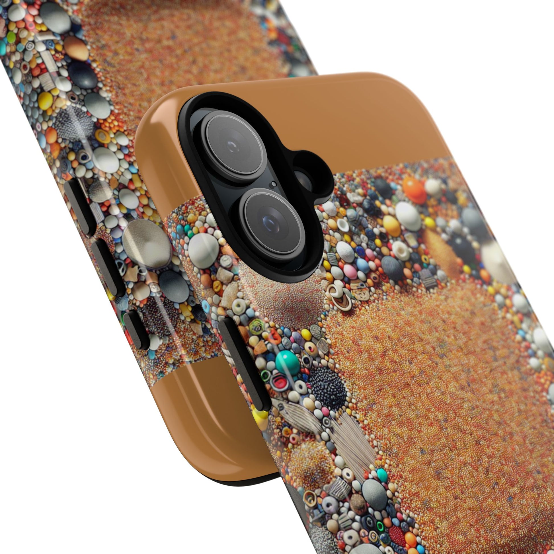 Colorful Phone Case with Unique Texture, Tough Case, Phone Accessory, Trendy Design, Gift for Tech Lovers, Durable Protection