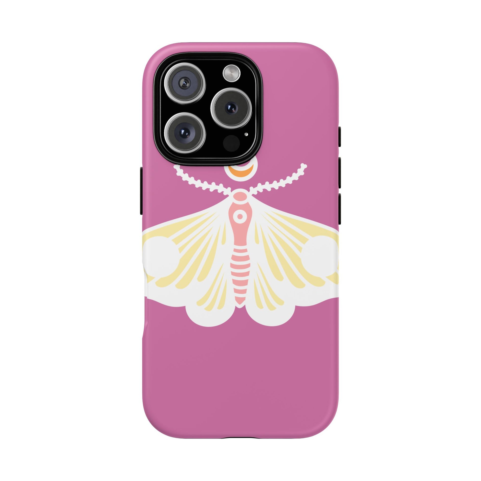 Colorful Moth Phone Case | Tough Cases for iPhone, Unique Gift, Nature Lovers, Boho Style, Trendy Accessories
