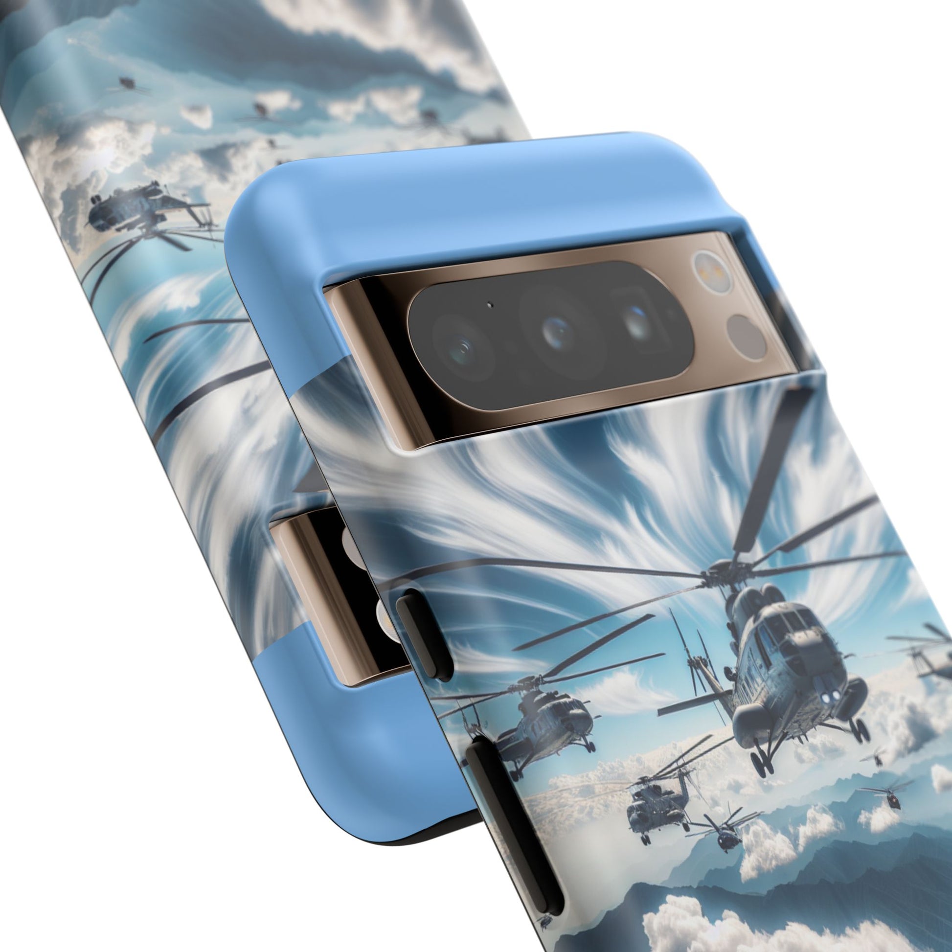 Tough Cases - Helicopter Design Phone Case, Military Style Cover, Unique Gift for Aviation Lovers, Durable Phone Protector, Hobbyist [...]