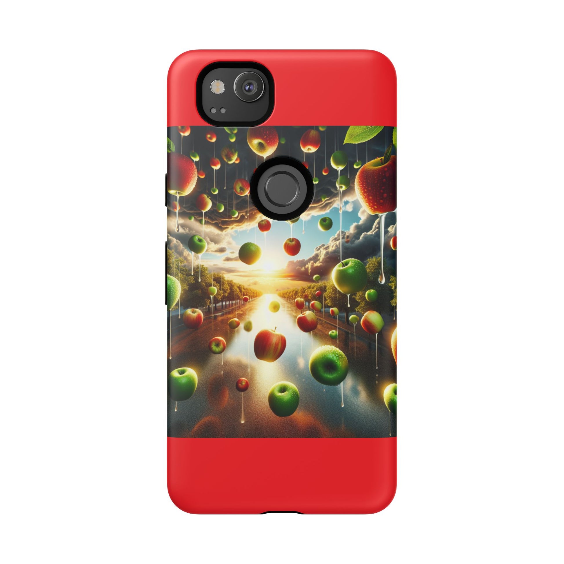 Vibrant Phone Case with Artistic Apple Design, Unique Gift for Art Lovers, Trendy Accessory for Any Occasion, Stylish Smartphone Cover