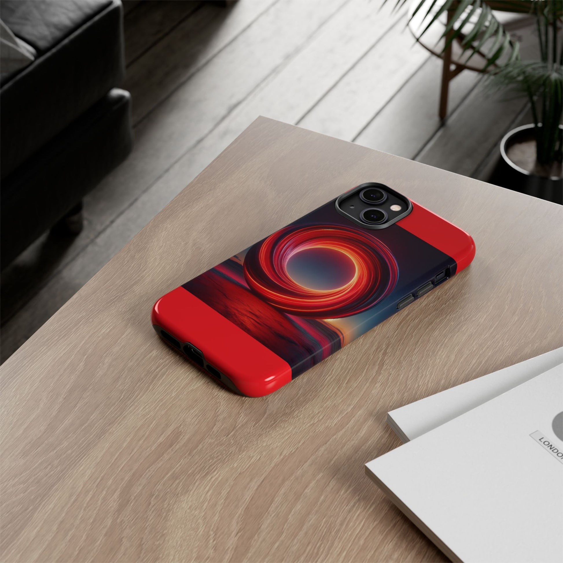 Vibrant Phone Case with Abstract Design, Tough Cases for Tech Lovers, Sleek Protection, Gift for Friends, Customizable Mobile Accessory